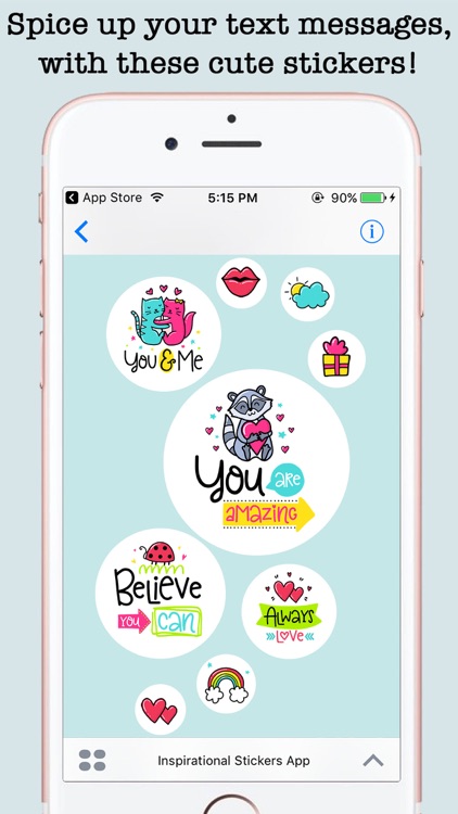 Animated Inspirational Quotes Pack For iMessage