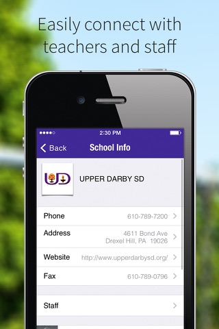 Upper Darby School District screenshot 2