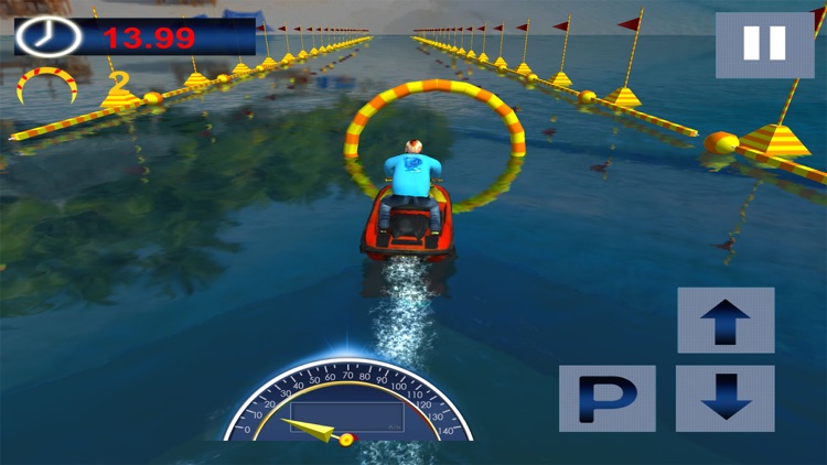 Speed Boat Ocean Ride Simulation