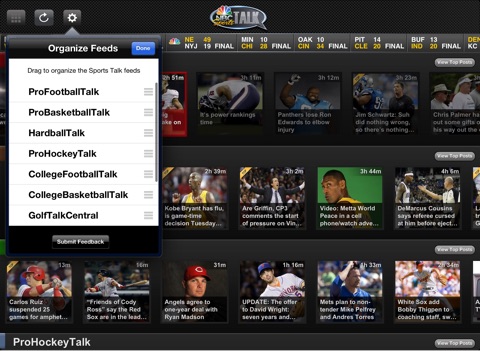 NBC Sports Talk for iPad screenshot 4