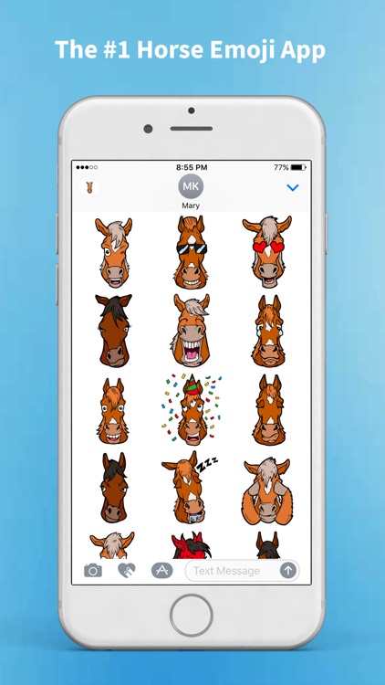 Horse Emoji - Cute Horse Stickers