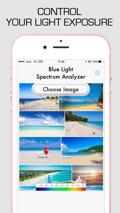 Blue Light Spectrum Analyzer Screenshot 4