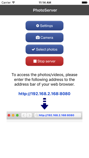 PhotoServer- WiFi photo share