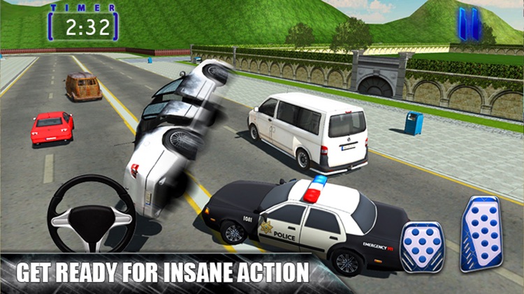 Cop Rob Car Chase & 3D City Driving Simulator