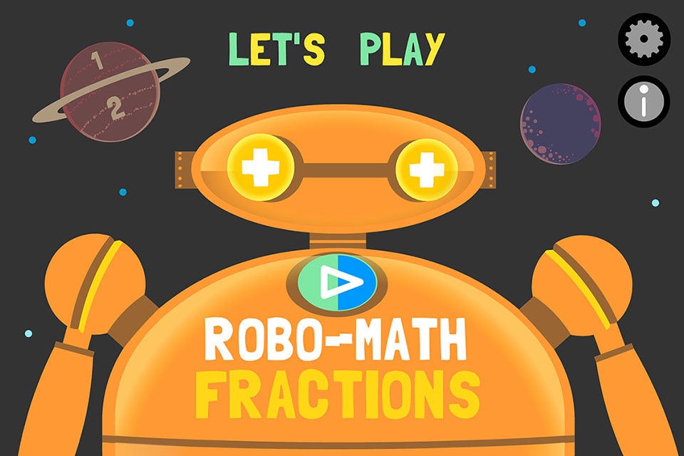 Robo Math Fractions screenshot 2