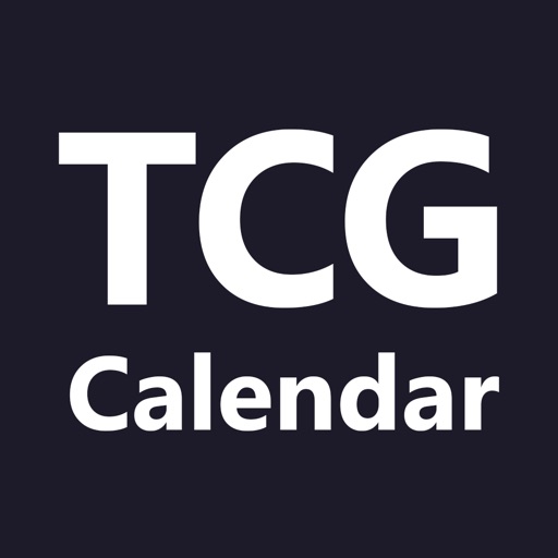TCG Calendar iOS App