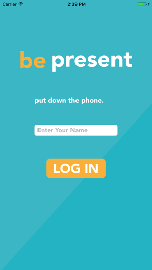 Be Present - Put Down The Phone!