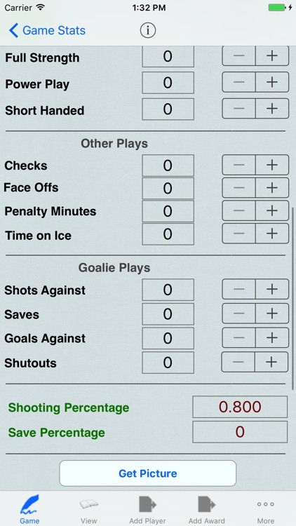 Hockey Player Logbook, Stats, Team Tracking