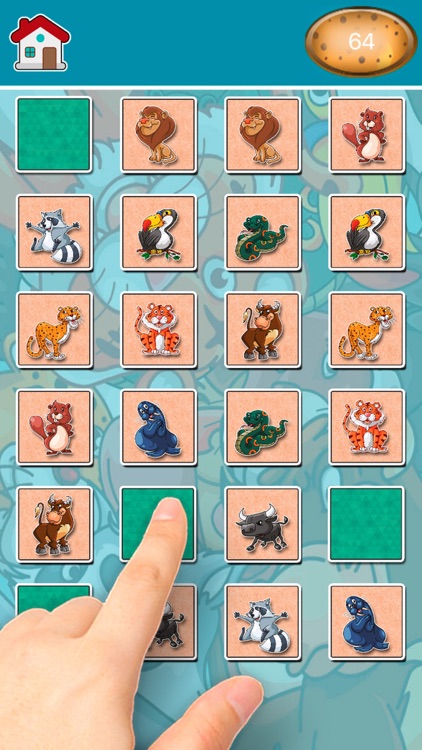 Animals Find the Pairs Learning & memo Game screenshot-3