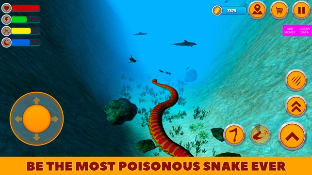 Sea Serpent Monster Attack Snake Simulator(圖2)-速報App