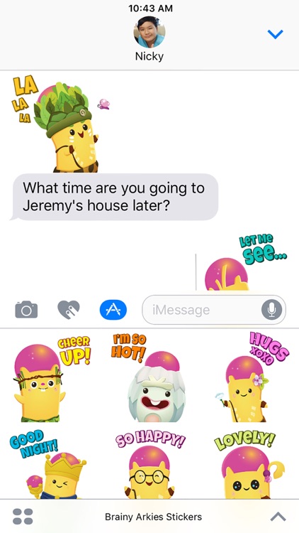 Brainy Arkies Stickers screenshot-3