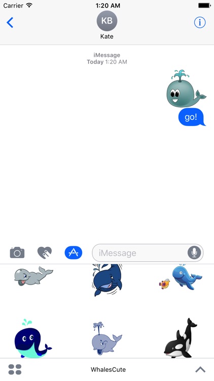 WhalesCute - Whales Emoji And Stickers Pack