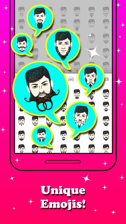 Beardmoji Emoji - Beard Emojis & Emoticon Stickers