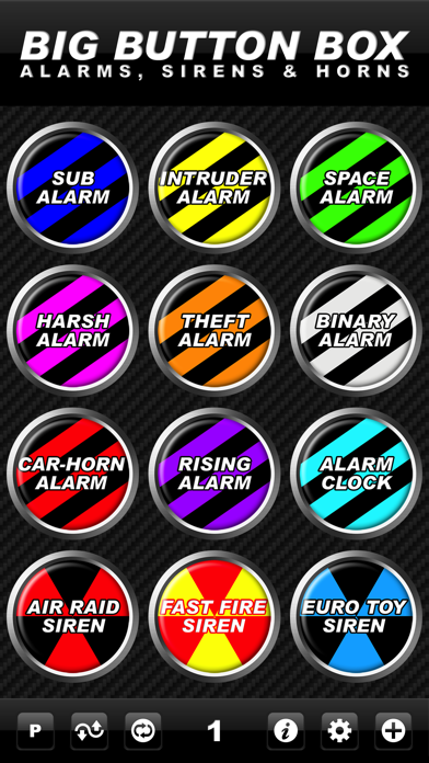 Big Button Box: Alarms, Sirens & Horns Screenshot 1