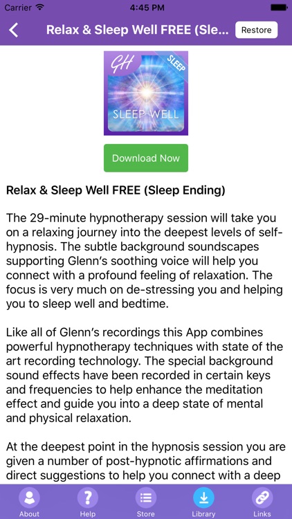 Relax & Sleep Well by Glenn Harrold screenshot-4