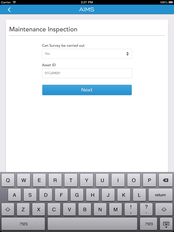 Ancillary Inspections App