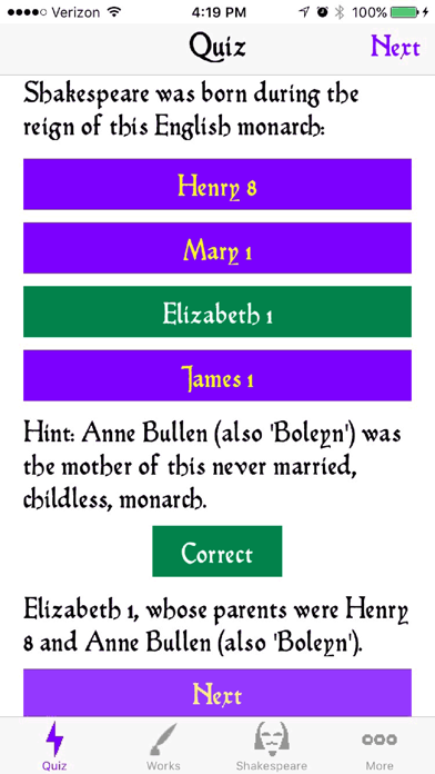 How to cancel & delete ShakesQuiz: Shakespeare quiz & complete works from iphone & ipad 1