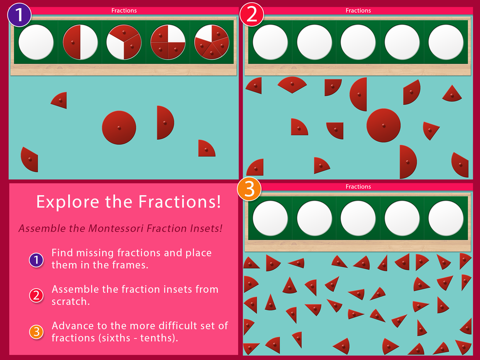 Preschool Fractions - Montessori Math for Kids - náhled