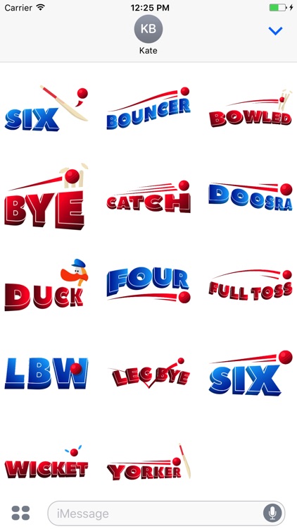 Cricket Score Stickers