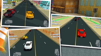 3D Street Car Race Road Warrior screenshot 2