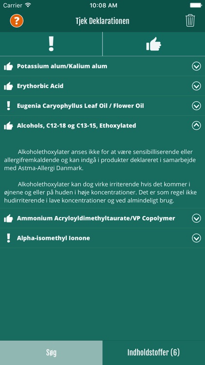 Tjek Deklarationen screenshot-4