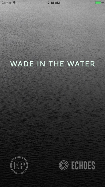 Wade In The Water