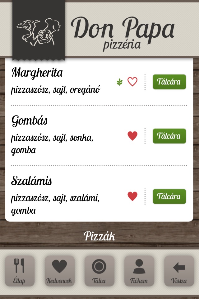 Don Papa pizzéria screenshot 3