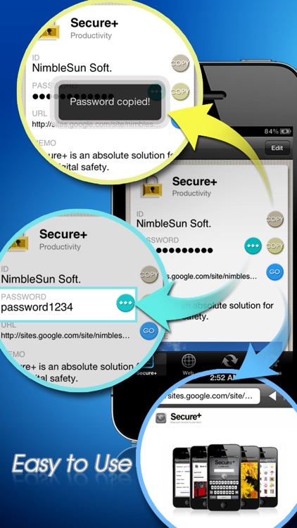 Secure+ password manager
