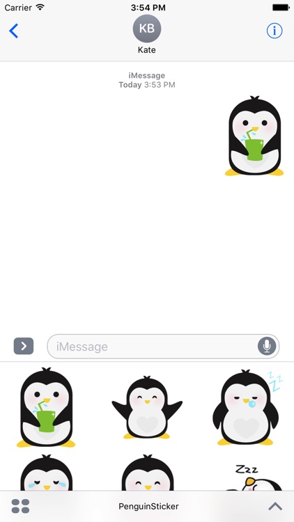 Penguin Love Sticker