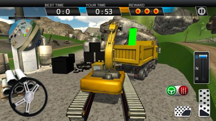 Excavator Crane Simulator & Dump Truck Driver: PRO