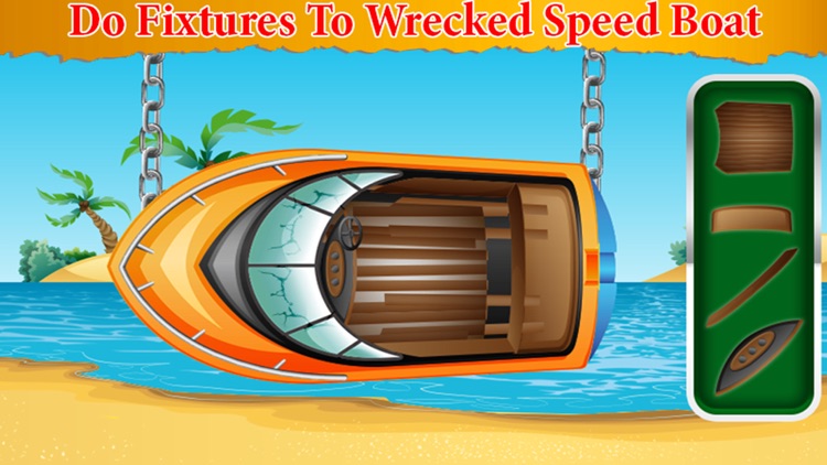 Speed Boat Wash & Repair Shop – Ship Cleanup Salon screenshot-3