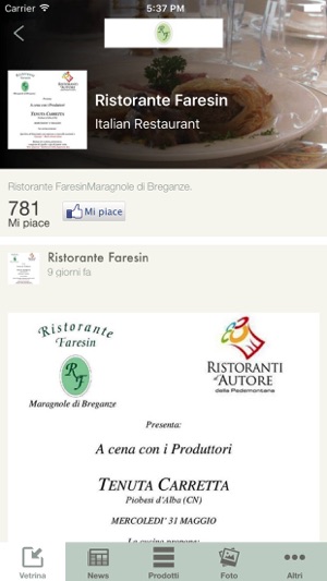 Ristorante Faresin(圖1)-速報App