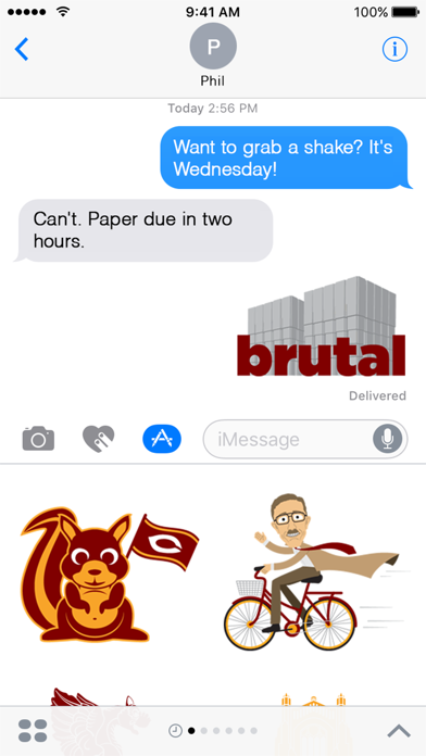 How to cancel & delete UChicago Stickers from iphone & ipad 2