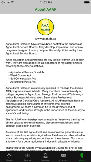 Association of Alberta Agricultural Fieldmen/AAAF(圖1)-速報App