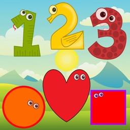 Learning Numbers And Shapes | with voice and game