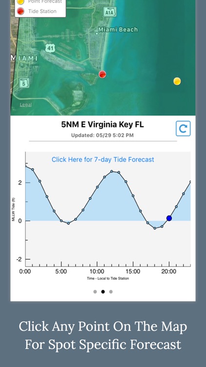 NOAA 5-day Marine Weather Forecast & Tides