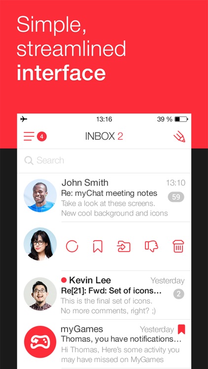 myMail – Email for Hotmail, Gmail and Yahoo Mail