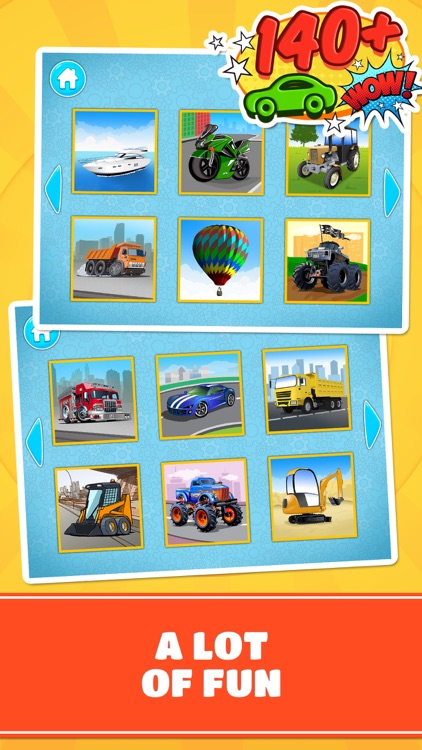 Cars and Vehicles Puzzle - Logic Game for Kids screenshot-3