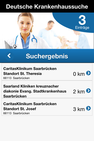 DKTIG Krankenhausverzeichnis screenshot 3