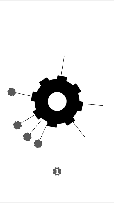 How to cancel & delete Cogwheels BW : black & white rotating gear wheel from iphone & ipad 4