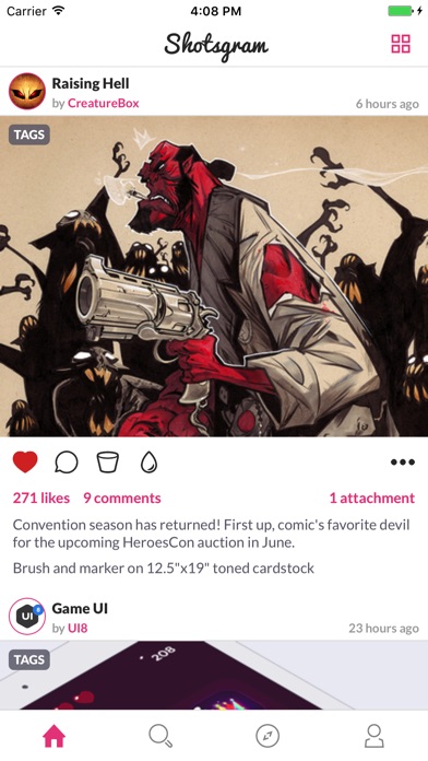 SHOTSGRAM ~ INSPIRATION, DESIGN AND CREATIVITY 2.0.1 IOS