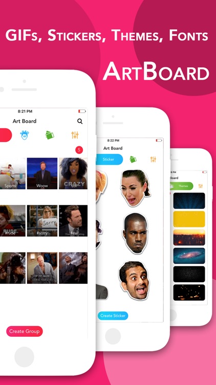 ArtBoard - Keyboard Themes, Stickers, Fonts & GIFs