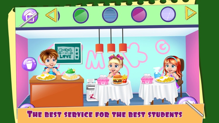 My School Doll House Game.s for Girls screenshot-3