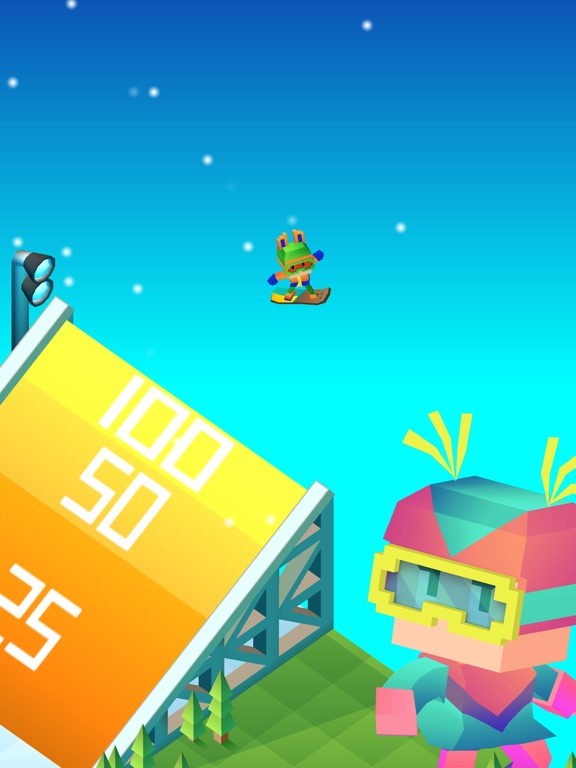 Скачать Blocky Snowboarding