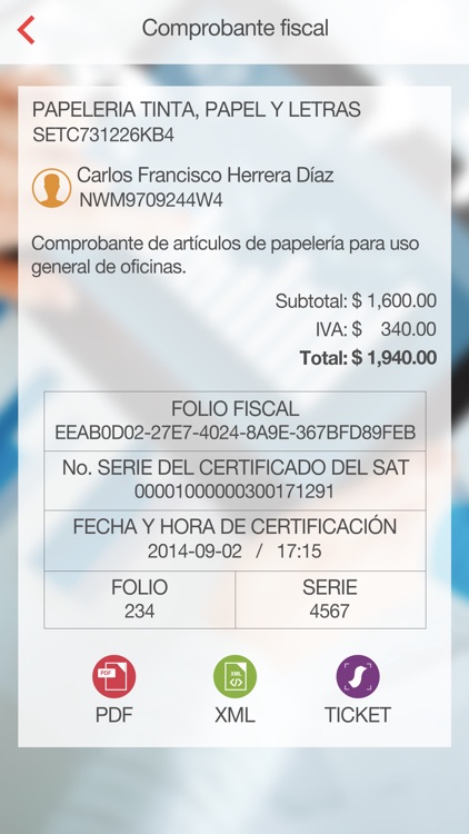 Ticket Factura screenshot-3