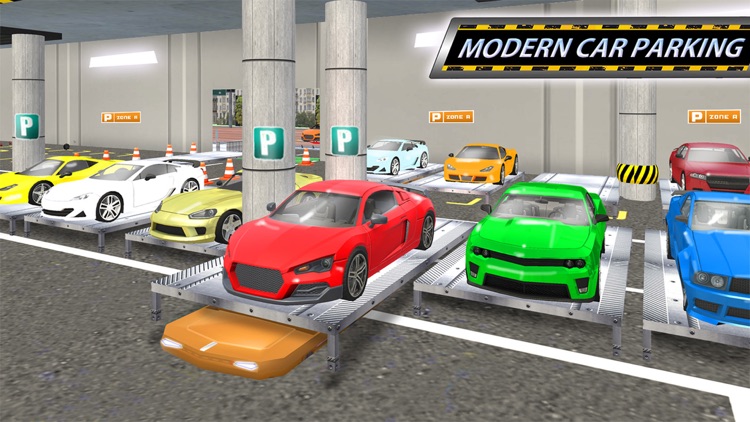 Robot Car Parking Game: Futuristic City screenshot-3