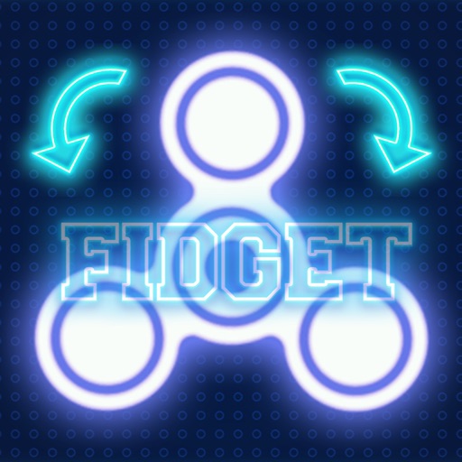 Fidget Spinner Neon 3D Simulation