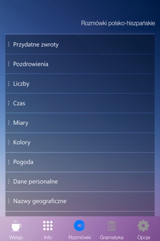 Rozmówki polsko-hiszpańskie screenshot 2