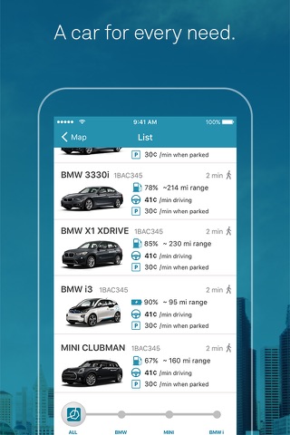 ReachNow Car Sharing by BMW screenshot 4