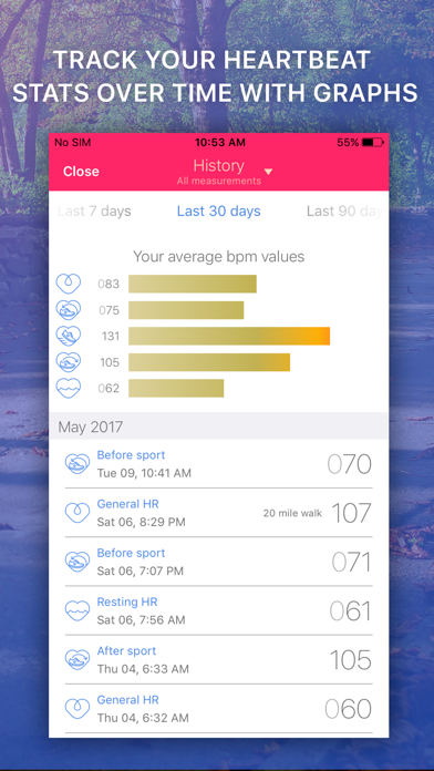 Heart Rate Monitor: Instant Pulse, Cardiogram Beat screenshot 4